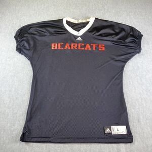 Cincinnati Bearcats Jersey Mens Large Black Adidas NCAA Practice Pullover